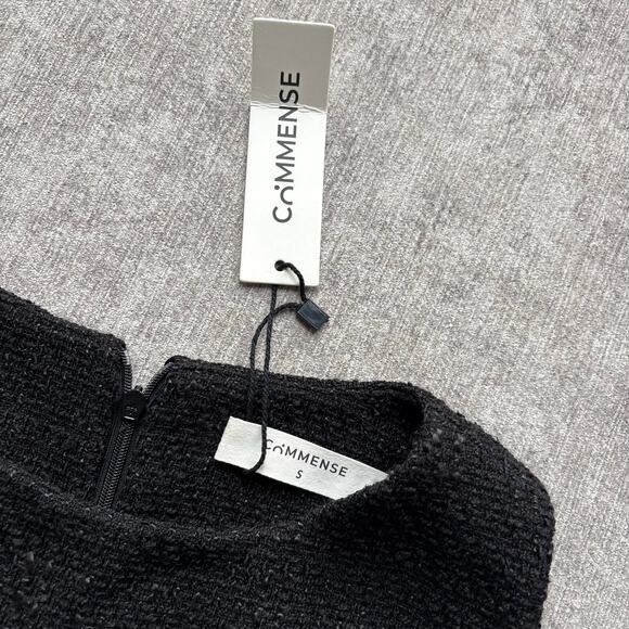 NWT Commense Black Knit Dress - Picture 2 of 4
